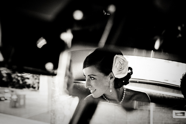 black and white beautiful bride wedding photo by Cheri Pearl Photography